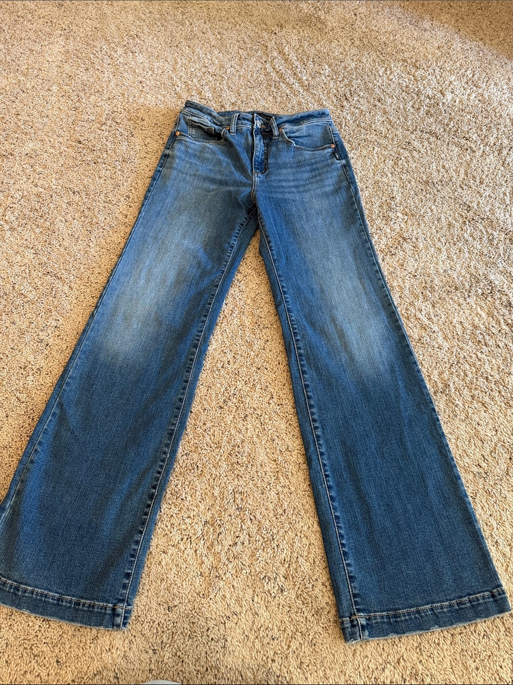 Silver Jeans Women's Blue Flare Wide-Leg Jeans